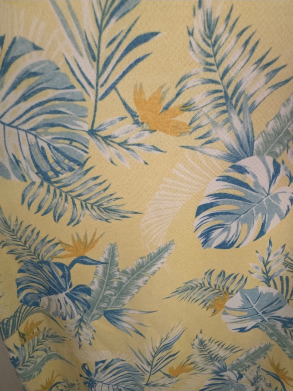 NWT IZOD Saltwater Tropical Print Polo Shirt Men’s Size L UPF 30 Wicking - Picture 5 of 8